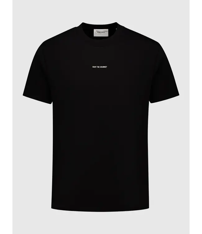 PurePath (by PureWhite) PurePath 25010107 Calle Havana T-Shirt Black - Loose Fit