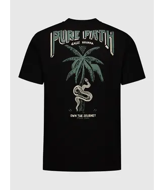 PurePath (by PureWhite) PurePath Calle Havana T-Shirt Black - Loose Fit