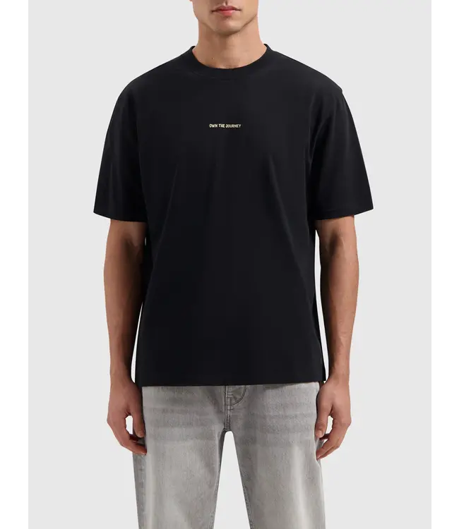 PurePath (by PureWhite) PurePath 25010107 Calle Havana T-Shirt Black - Loose Fit