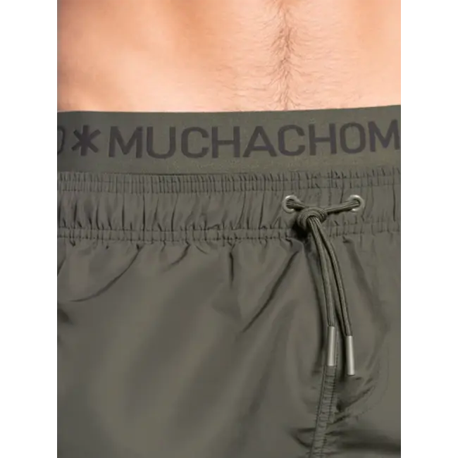 Muchachomalo Muchachomalo SOLID2062-45 Swimshorts Effen Army Green