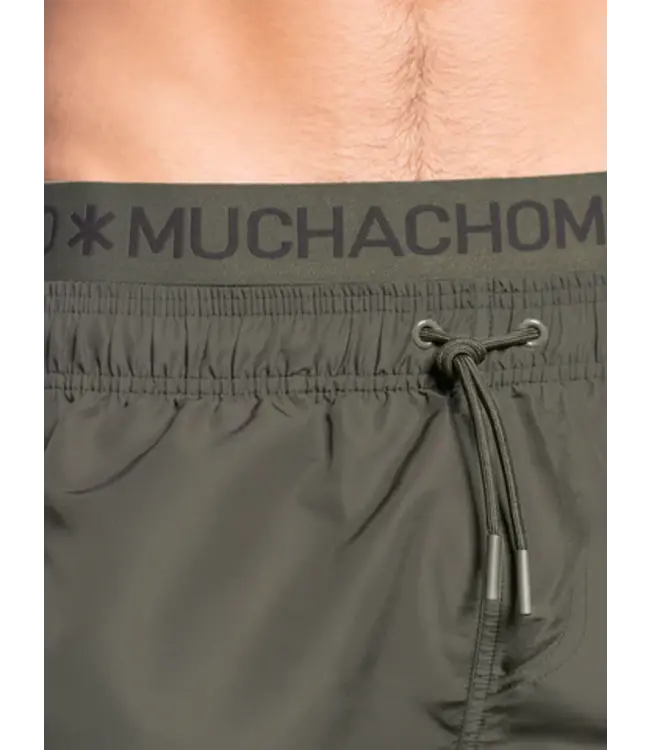 Muchachomalo Muchachomalo SOLID2062-45 Swimshorts Effen Army Green