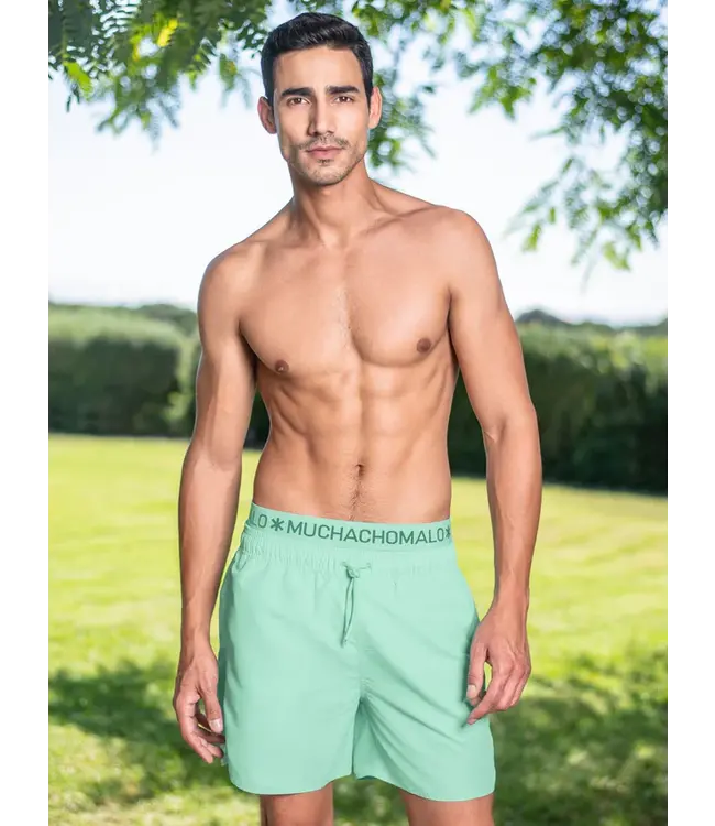Muchachomalo Muchachomalo WATRC2062-18 Swimshort Printed Green
