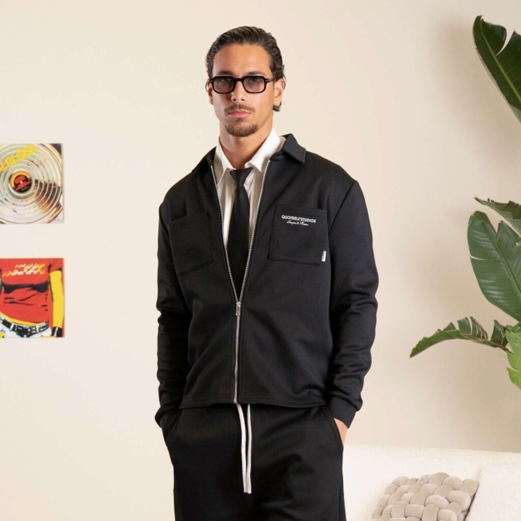 Quotrell Quotrell Lagos Overshirt Black
