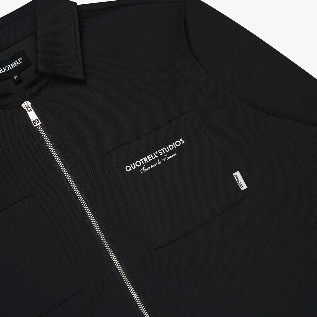 Quotrell Quotrell Lagos Overshirt Black