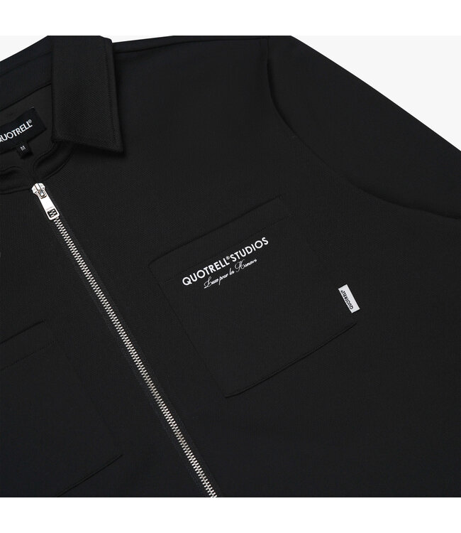 Quotrell Quotrell Lagos Overshirt Black