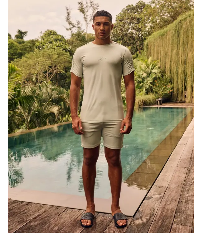 Malelions Malelions Men Venetian T-Shirt 2.0 Pale Aqua - Slim Fit