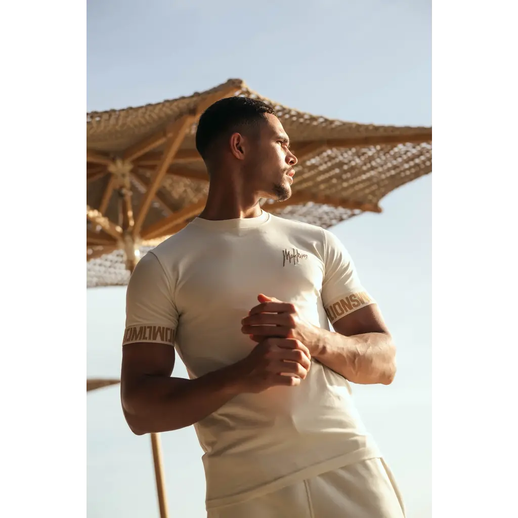 Malelions Malelions Men Venetian T-Shirt Off-White