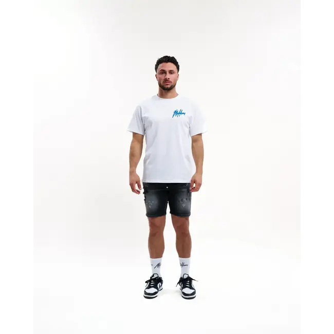 Malelions Malelions Men Signature Drip T-Shirt White