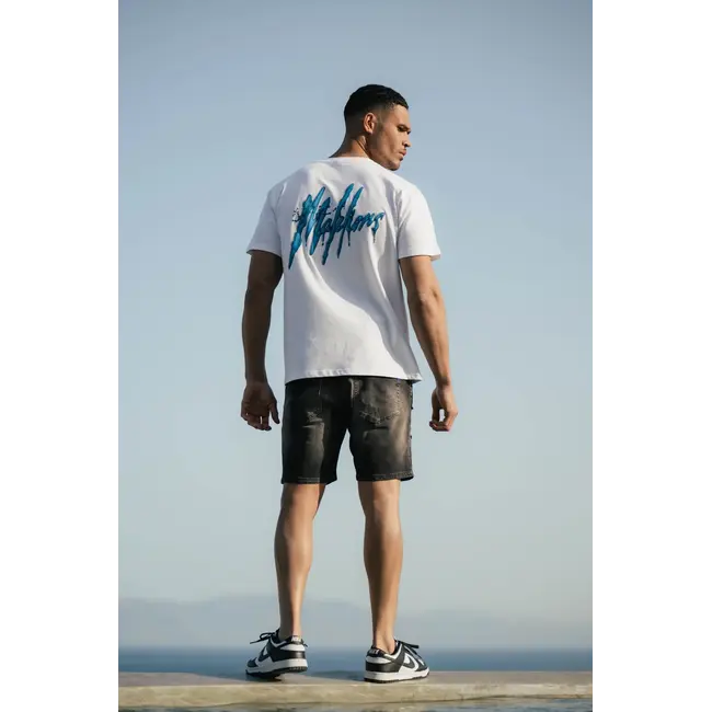 Malelions Malelions Men Signature Drip T-Shirt White
