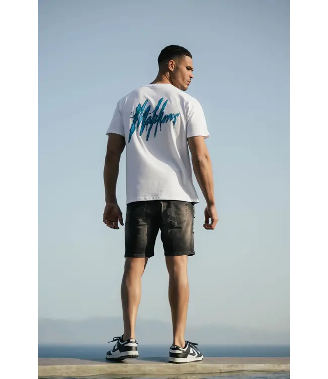 Malelions Malelions Men Signature Drip T-Shirt White