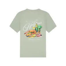 Malelions Malelions Men Champagne T-Shirt Light Sage