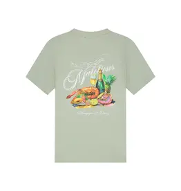 Malelions Malelions Men Champagne T-Shirt Light Sage