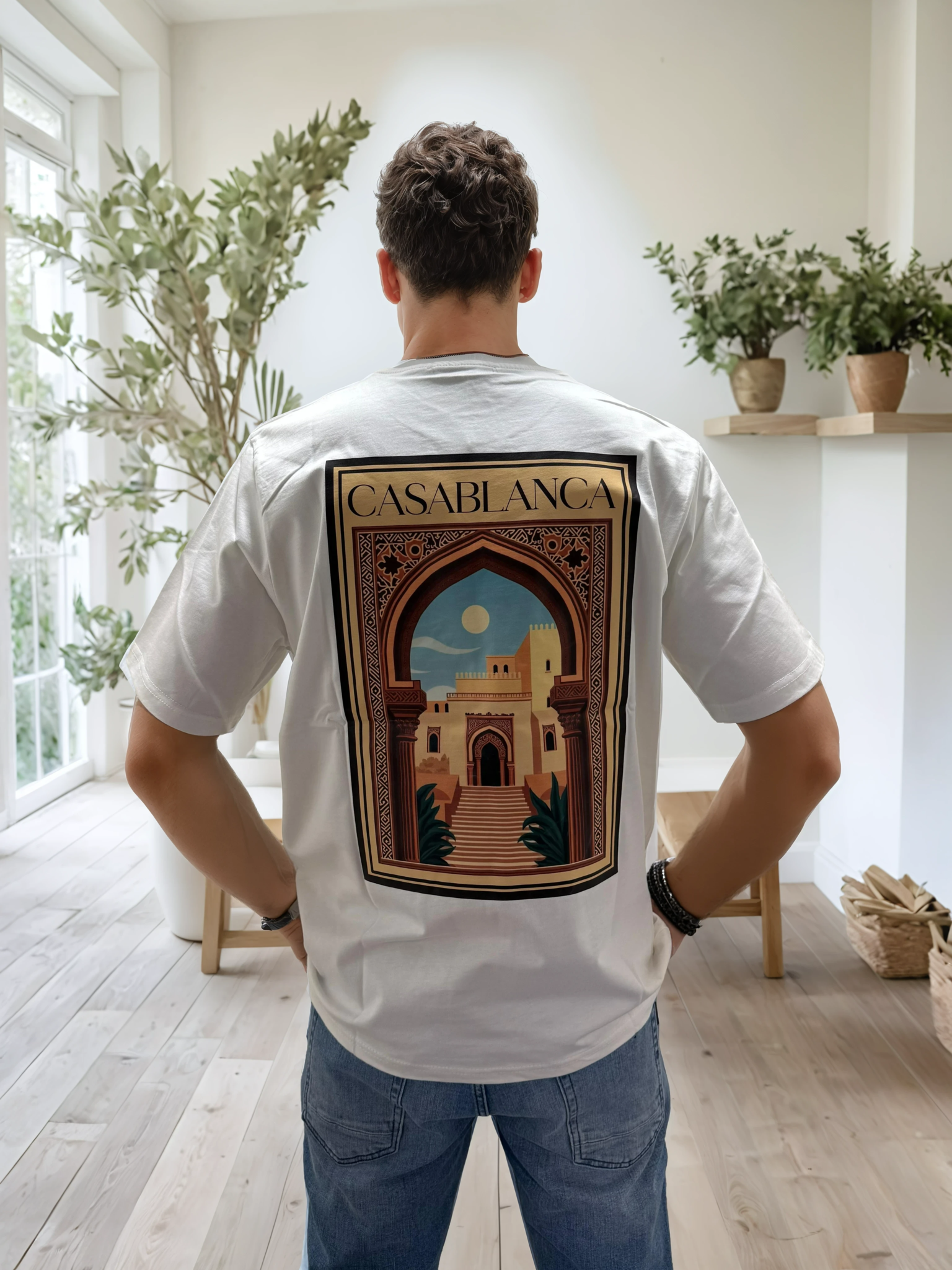 Casa Blanca T-Shirt White - Regular Fit - Get Well Jeans Den Haag