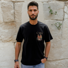 Outlet Casa Maison Guapo T-Shirt Black - Regular Fit