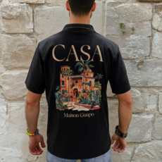 Outlet Casa Maison Guapo T-Shirt Black - Regular Fit