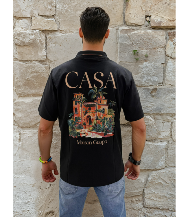 Outlet Casa Maison Guapo T-Shirt Black - Regular Fit