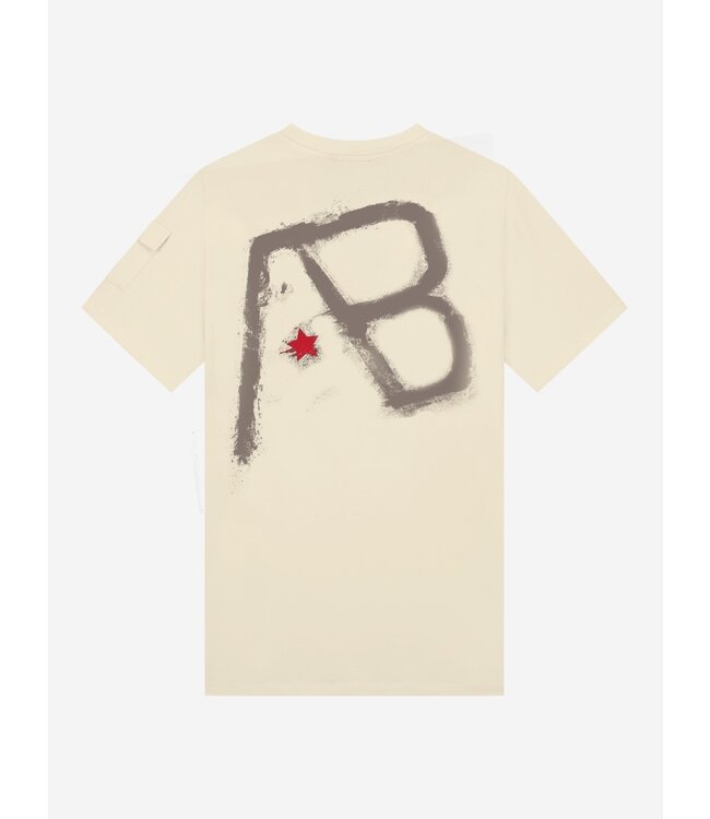 AB Lifestyle AB Lifestyle Cargo Tee White Swan - Slim Fit