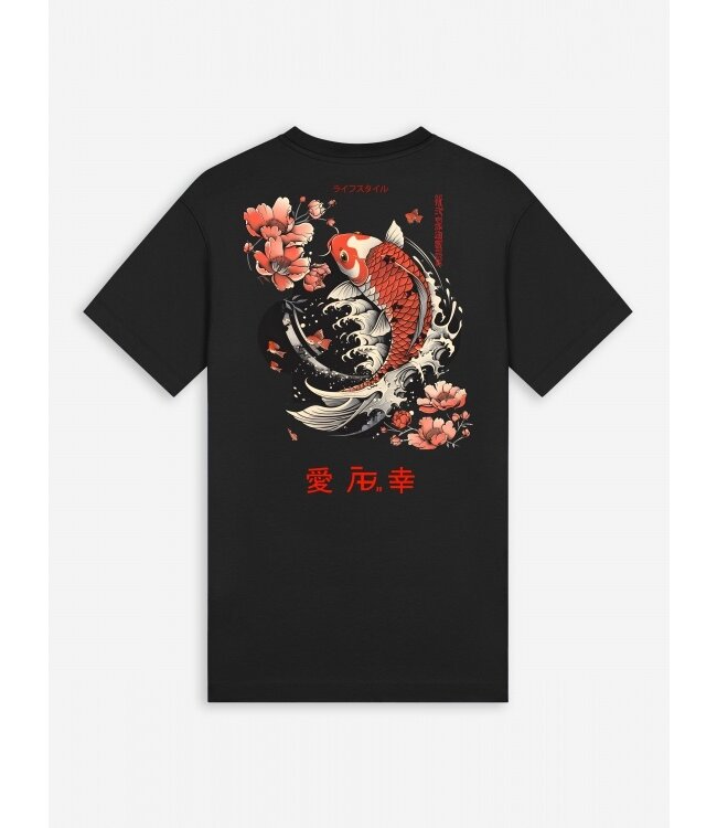 AB Lifestyle AB Lifestyle Ink Tee Koi Jet Black - Regular Fit