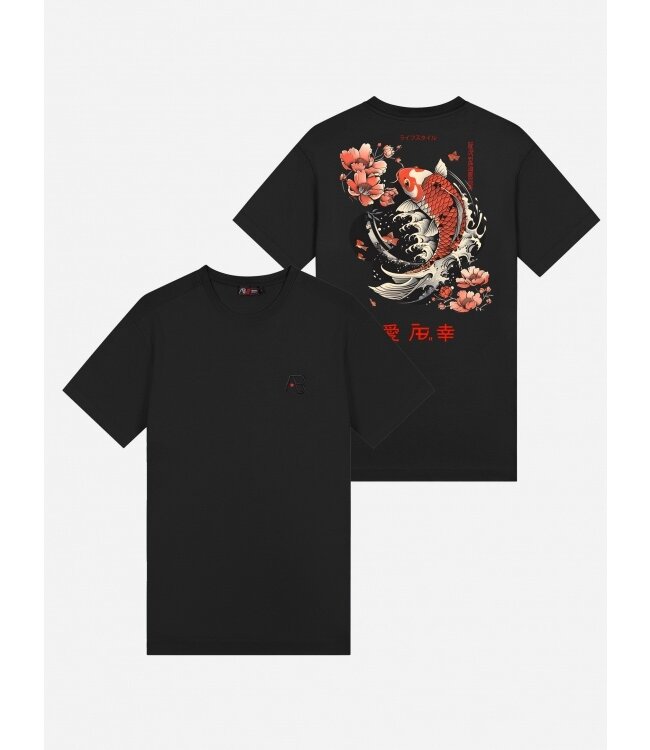 AB Lifestyle AB Lifestyle Ink Tee Koi Jet Black - Regular Fit