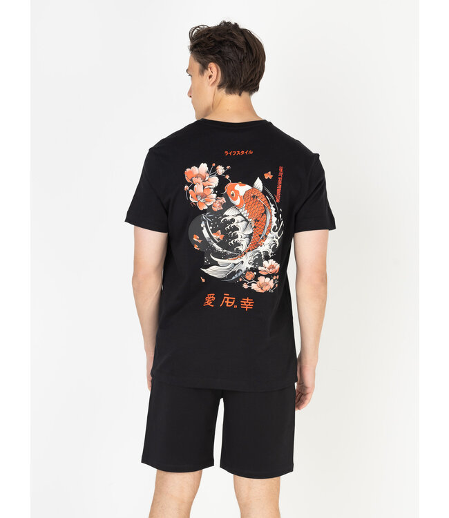 AB Lifestyle AB Lifestyle Ink Tee Koi Jet Black - Regular Fit
