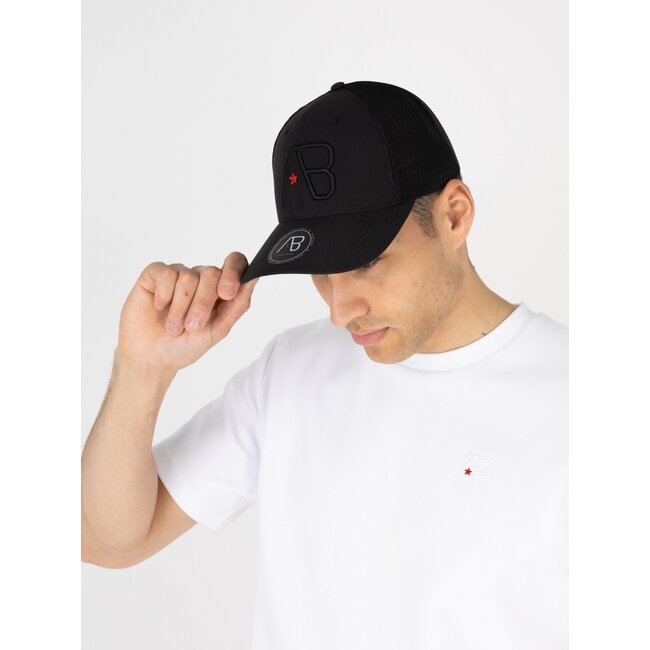 AB Lifestyle AB Lifestyle Retro Trucker Cap Jet Black