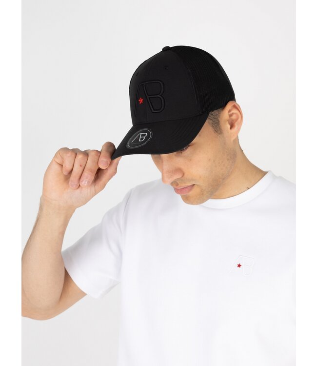 AB Lifestyle AB Lifestyle Retro Trucker Cap Jet Black