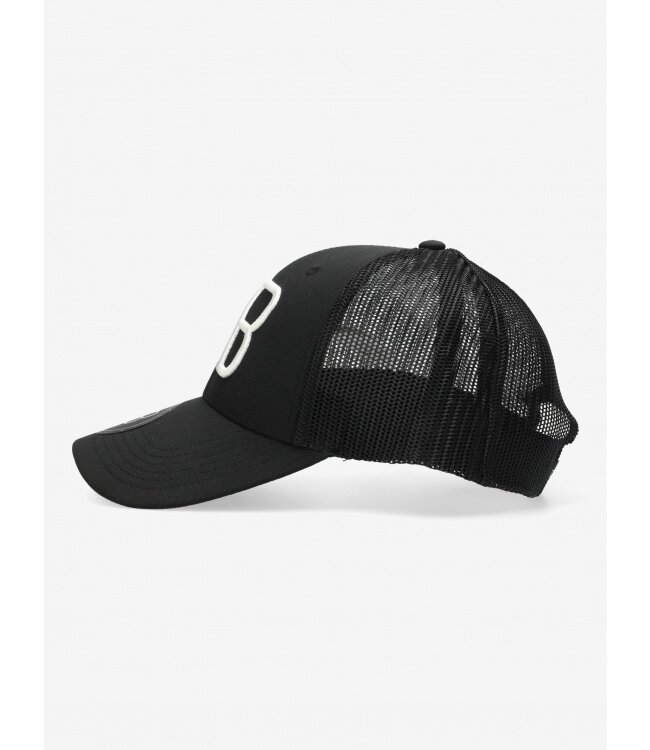 AB Lifestyle AB Lifestyle Retro Trucker Cap Jet Black/White Swan