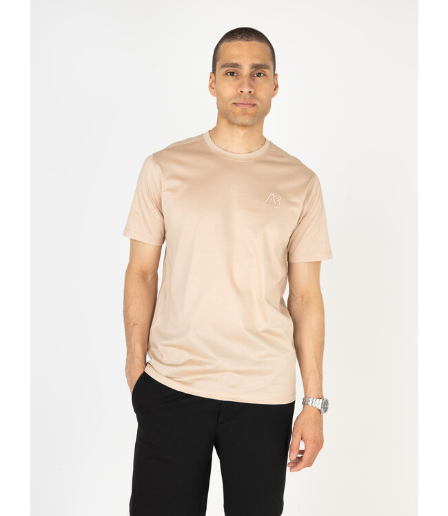 AB Lifestyle AB Lifestyle Premium Interlock Tee Doeskin - Slim Fit