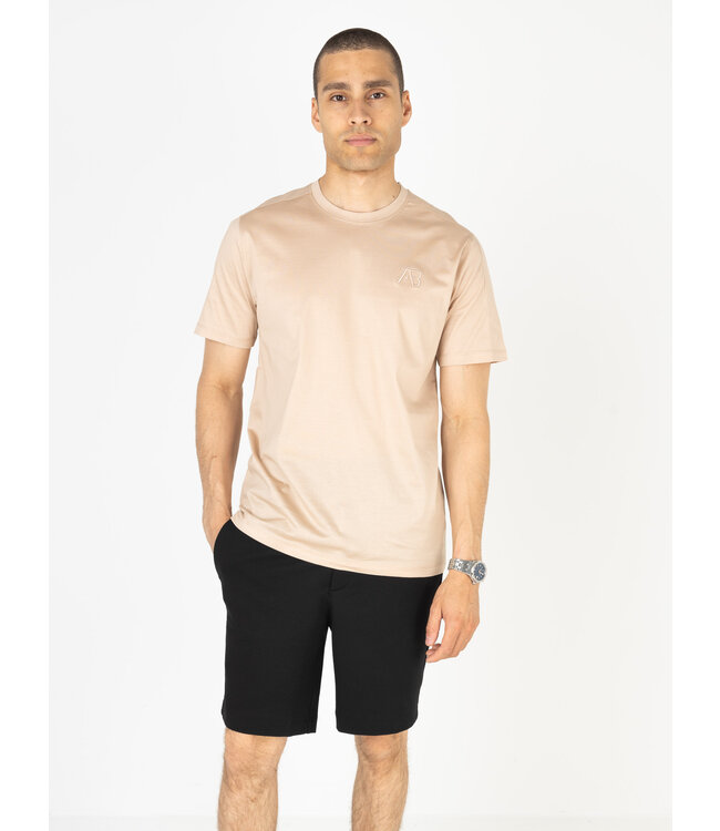 AB Lifestyle AB Lifestyle Premium Interlock Tee Doeskin - Slim Fit