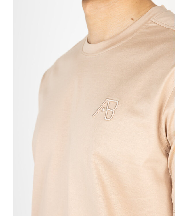 AB Lifestyle AB Lifestyle Premium Interlock Tee Doeskin - Slim Fit