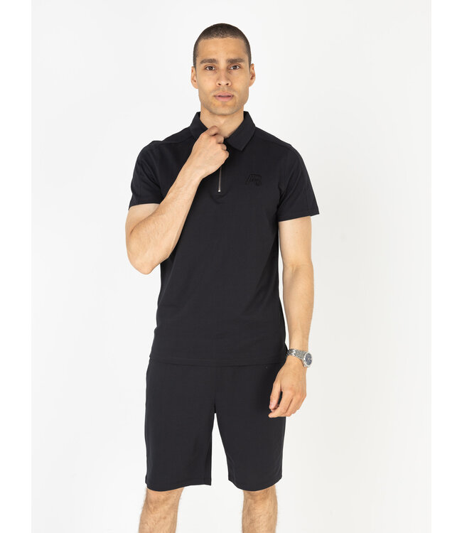 AB Lifestyle AB Lifestyle Prime Polo Jet Black - Slim Fit