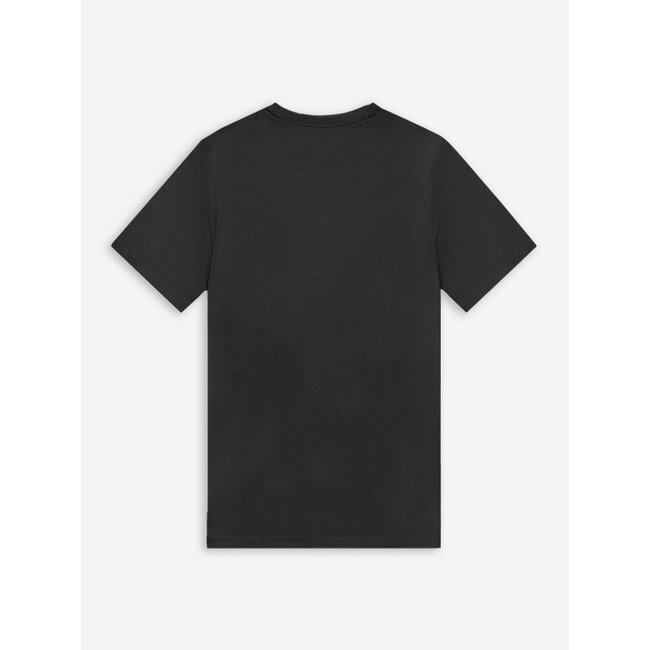 AB Lifestyle AB Lifestyle Premium Interlock Tee Jet Black - Slim Fit