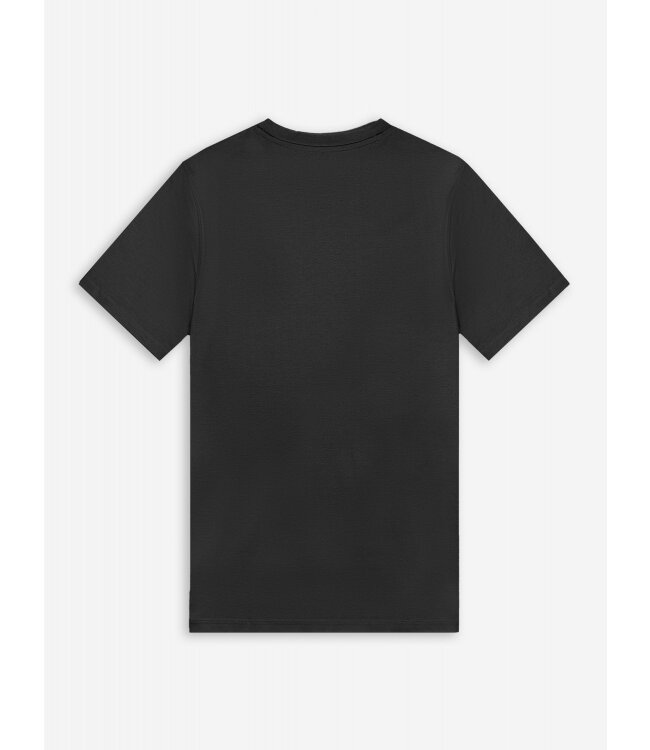 AB Lifestyle AB Lifestyle Premium Interlock Tee Jet Black - Slim Fit