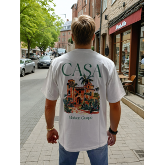 Outlet Casa Maison Guapo T-Shirt White - Regular Fit
