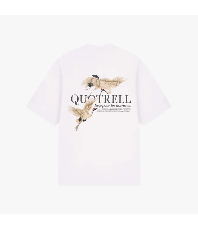 Quotrell Quotrell Heron T-Shirt White/Anthracite