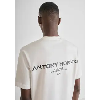Antony Morato Antony Morato Established T-Shirt White - Relaxed Fit