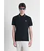 Antony Morato Antony Morato MMKS02481-FA100083 REGULAR FIT 100% COTTON PIQUE POLO SHIRT WITH CONTRASTING DETAILS AND LOGO PATCH Black - Regular Fit