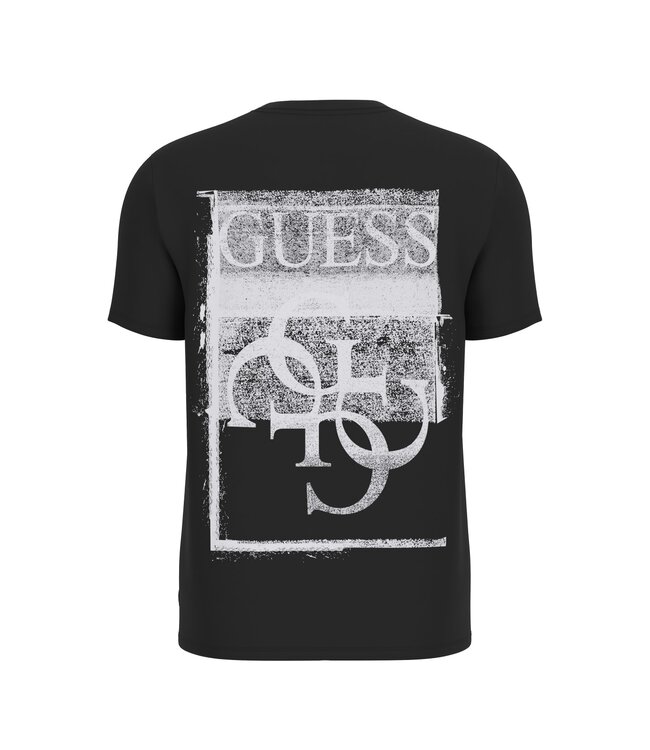 Guess Guess M5YI48KBW41-JBLK SS BSCB PAINTERS TEE - REGULAR FIT