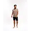 Malelions Malelions Men Short Sleeve Shirt Taupe - Slim Fit