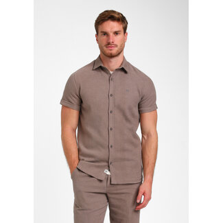 Gabbiano Gabbiano Blouse Short Sleeve Desert Taupe