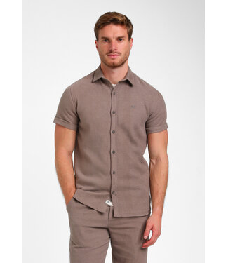 Gabbiano Gabbiano Blouse Short Sleeve Desert Taupe