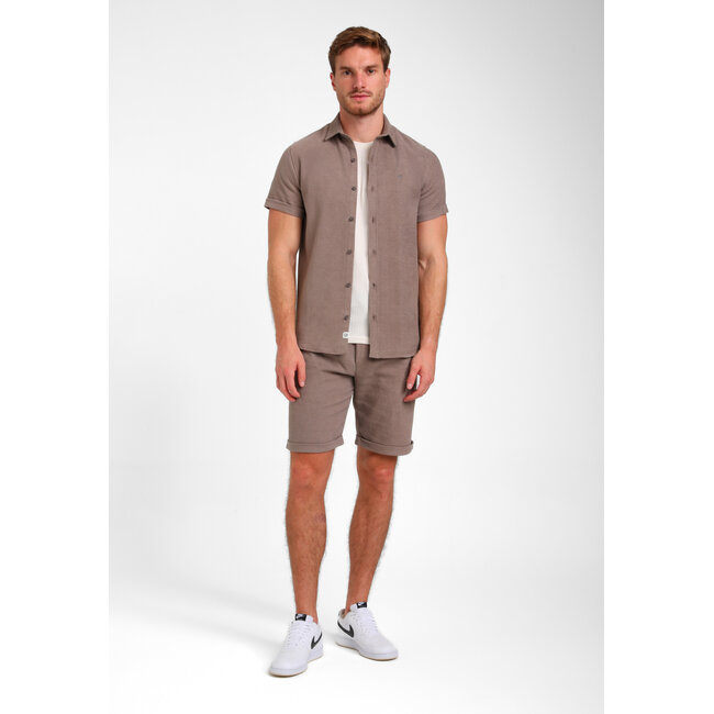 Gabbiano Gabbiano 335936 Blouse Short Sleeve Desert Taupe