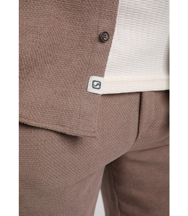 Gabbiano Gabbiano 335936 Blouse Short Sleeve Desert Taupe