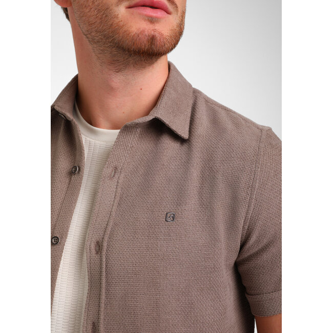 Gabbiano Gabbiano 335936 Blouse Short Sleeve Desert Taupe