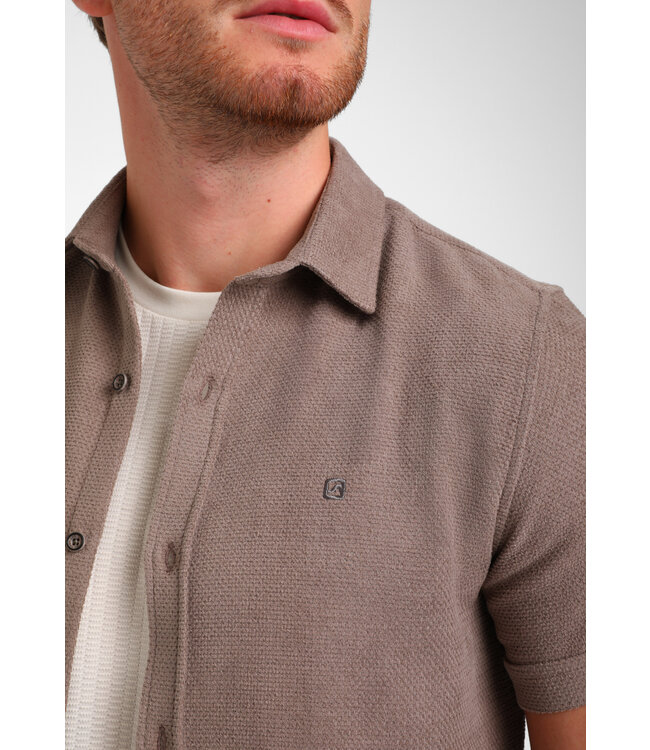 Gabbiano Gabbiano 335936 Blouse Short Sleeve Desert Taupe