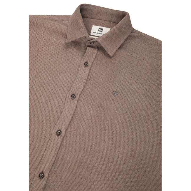 Gabbiano Gabbiano 335936 Blouse Short Sleeve Desert Taupe