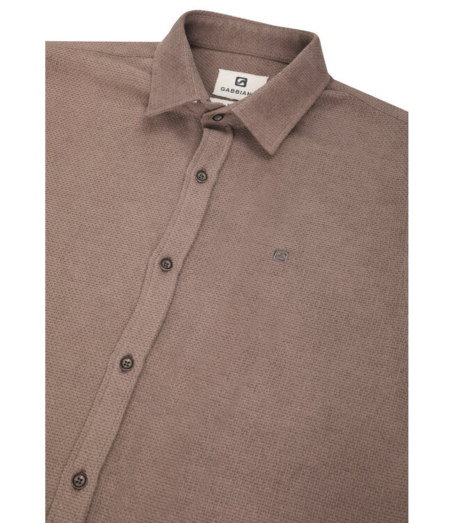 Gabbiano Gabbiano 335936 Blouse Short Sleeve Desert Taupe