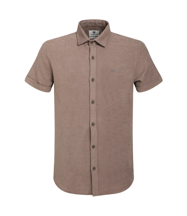 Gabbiano Gabbiano 335936 Blouse Short Sleeve Desert Taupe