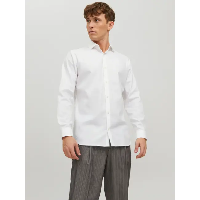 Jack & Jones Jack & Jones 12227385 JPRBLAPARKER Blouse White - Slim Fit