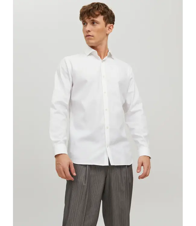 Jack & Jones Jack & Jones 12227385 JPRBLAPARKER Blouse White - Slim Fit